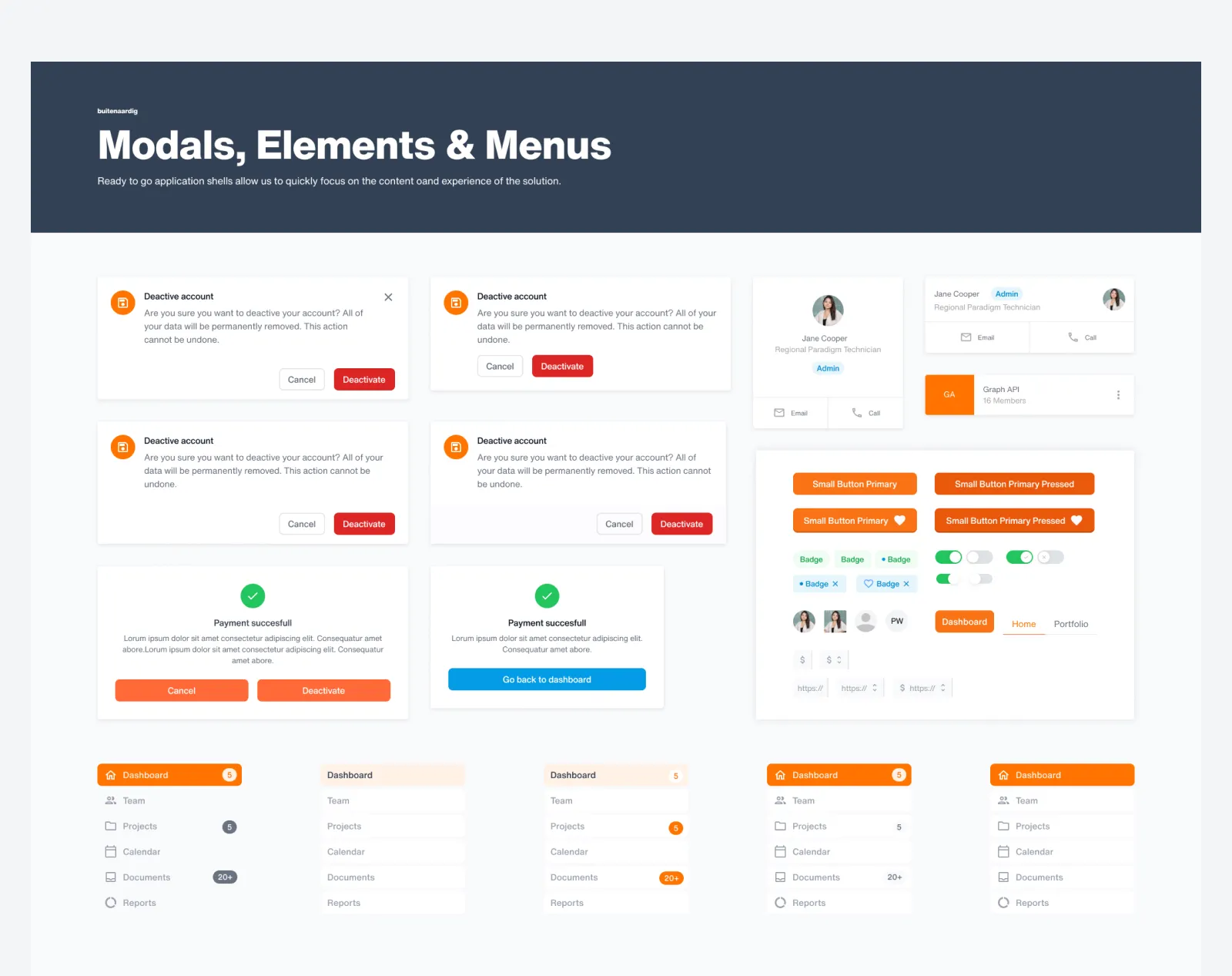 Modal components